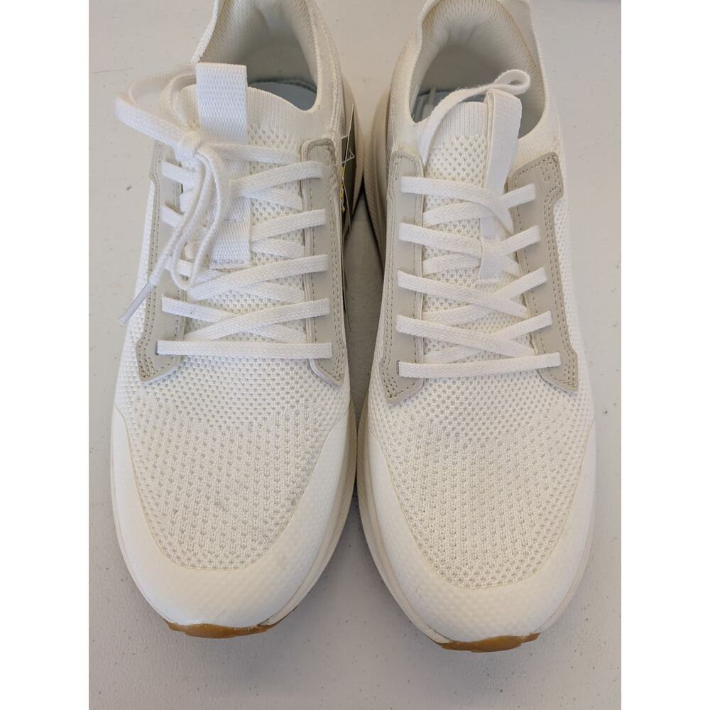 Goodfellow & Co Men’s White Sneakers Size 8 Lace Up Casual Athletic Shoes NWT